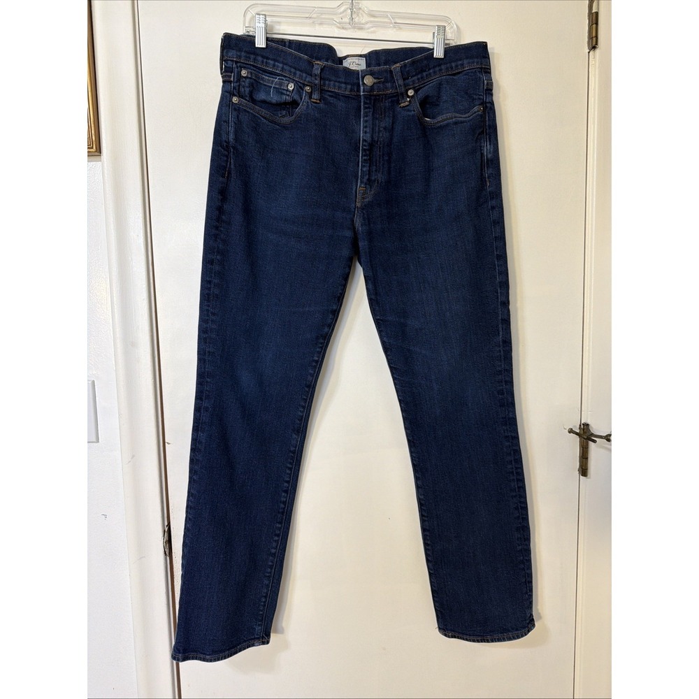 JCrew Every Stitch Considered Jeans Mens 35x32 770 Straight Fit Denim Reimagined
